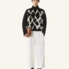 Pantaloni larghi in lana Pantaloni larghi in lana