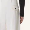 Pantaloni larghi in lana Pantaloni larghi in lana
