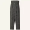 Pantaloni sigaretta in lana Principe di Galles Pantaloni sigaretta in lana Principe di Galles