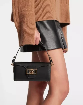 Pencil bag in pelle lucida