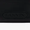 Portacarte in pelle con firma Lanvin Portacarte in pelle con firma Lanvin