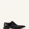 Scarpe brogue Oxford in pelle lucida Scarpe brogue Oxford in pelle lucida