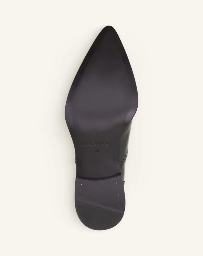Scarpe brogue Oxford in pelle lucida Scarpe brogue Oxford in pelle lucida