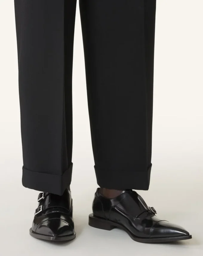 Scarpe Monk in pelle lucida Scarpe Monk in pelle lucida