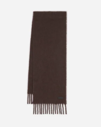Sciarpa con frange in lana Lanvin