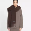 Sciarpa con frange in lana Lanvin Sciarpa con frange in lana Lanvin