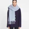 Sciarpa con frange in lana Lanvin Sciarpa con frange in lana Lanvin