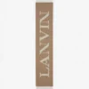 Sciarpa in lana con frange firmata Lanvin Sciarpa in lana con frange firmata Lanvin