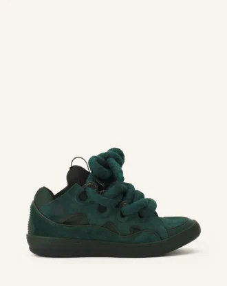 Sneakers Curb in pelle con lacci in serpente