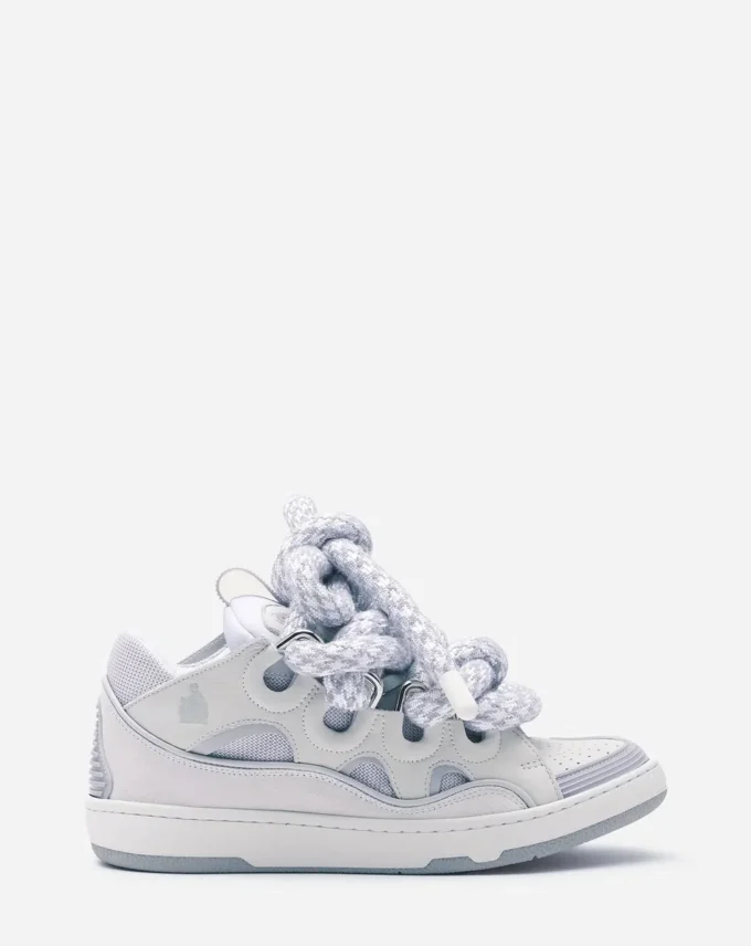 Sneakers Curb in pelle con lacci in serpente Sneakers Curb in pelle con lacci in serpente