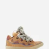 Sneakers Curb in pelle con lacci in serpente Sneakers Curb in pelle con lacci in serpente