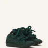 Sneakers Curb in pelle con lacci in serpente Sneakers Curb in pelle con lacci in serpente
