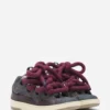 Sneakers Curb in pelle con lacci in serpente Sneakers Curb in pelle con lacci in serpente