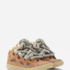 Sneakers Curb in pelle con lacci in serpente Sneakers Curb in pelle con lacci in serpente