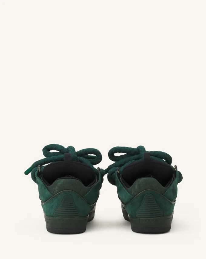 Sneakers Curb in pelle con lacci in serpente Sneakers Curb in pelle con lacci in serpente