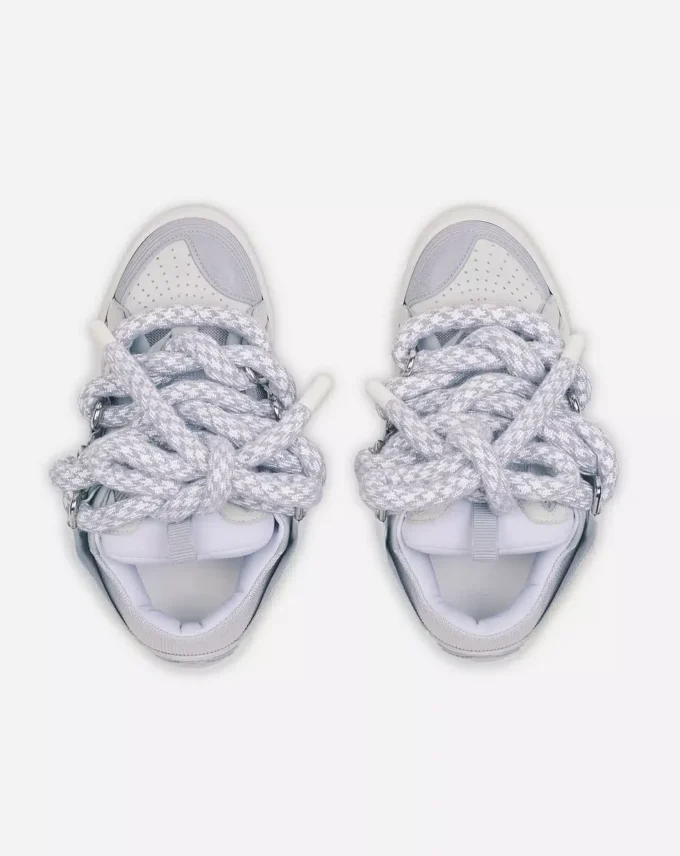 Sneakers Curb in pelle con lacci in serpente Sneakers Curb in pelle con lacci in serpente
