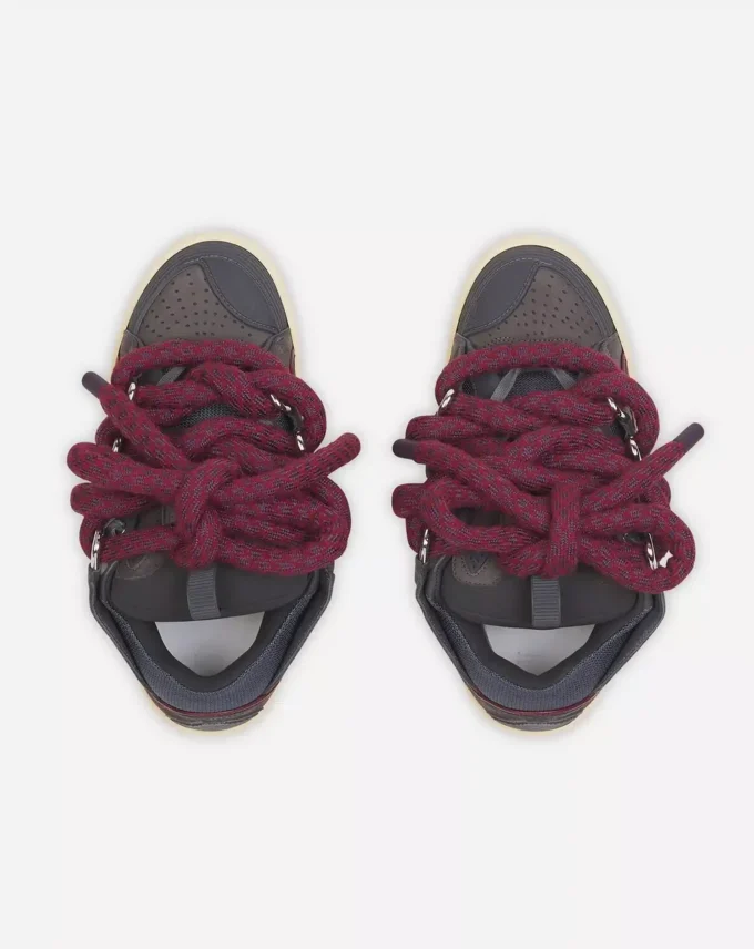 Sneakers Curb in pelle con lacci in serpente Sneakers Curb in pelle con lacci in serpente