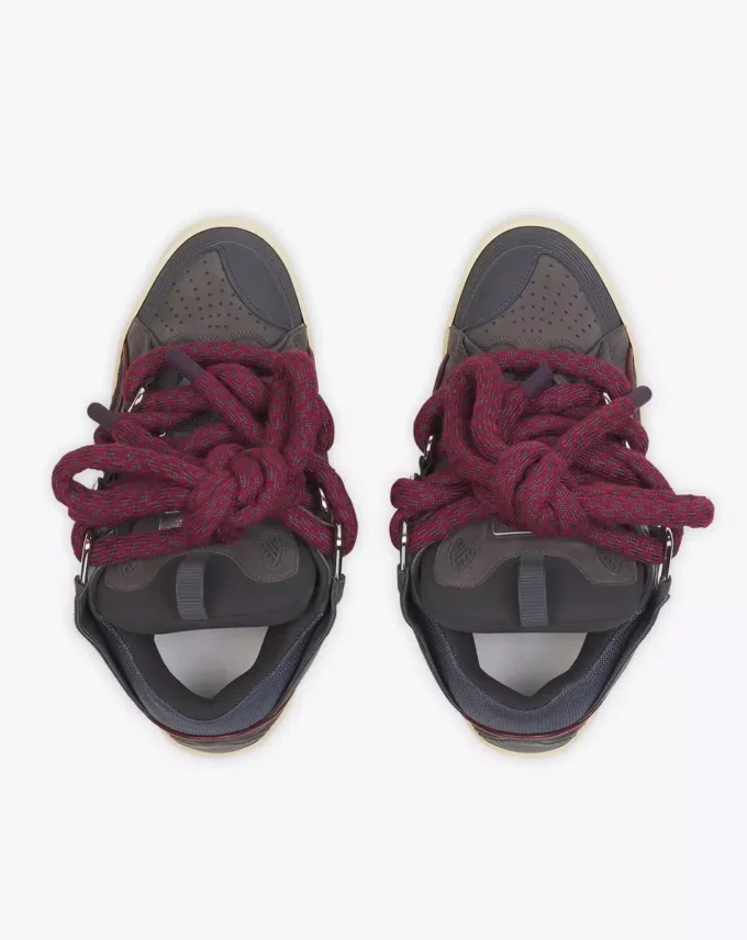 Sneakers Curb in pelle con lacci in serpente Sneakers Curb in pelle con lacci in serpente