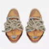 Sneakers Curb in pelle con lacci in serpente Sneakers Curb in pelle con lacci in serpente