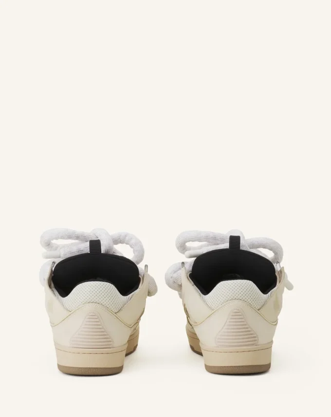 Sneakers Curb in pelle con lacci in serpente Sneakers Curb in pelle con lacci in serpente