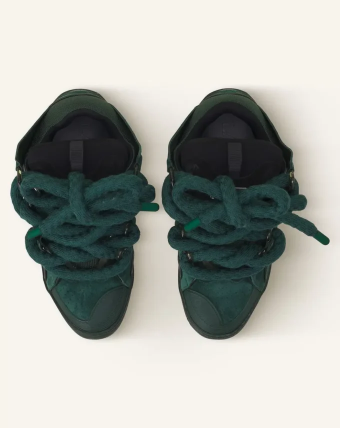 Sneakers Curb in pelle con lacci in serpente Sneakers Curb in pelle con lacci in serpente