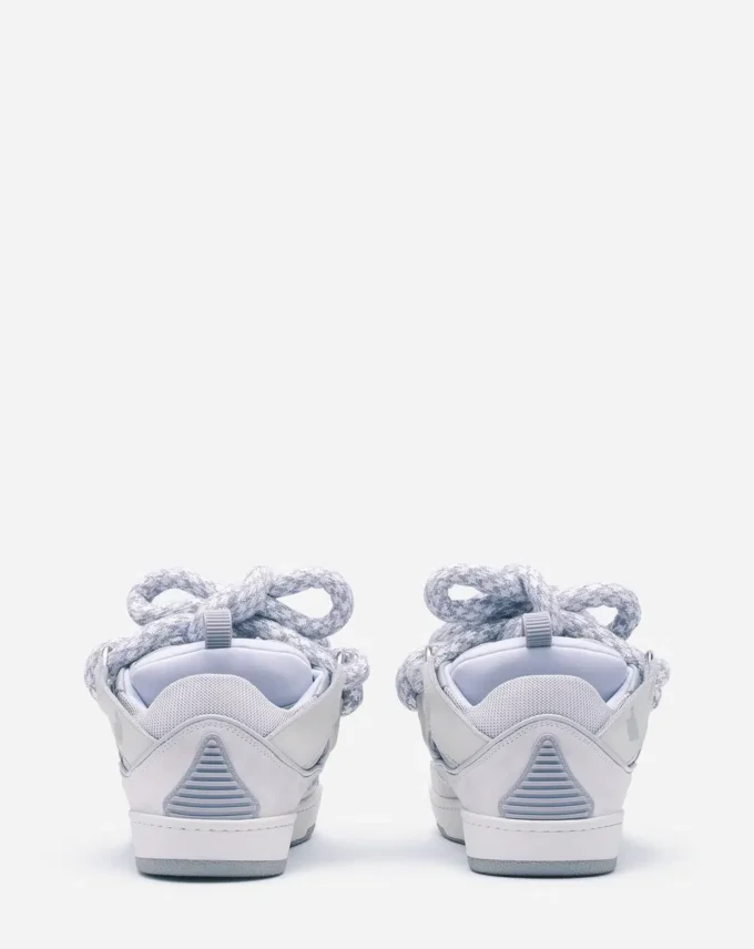 Sneakers Curb in pelle con lacci in serpente Sneakers Curb in pelle con lacci in serpente