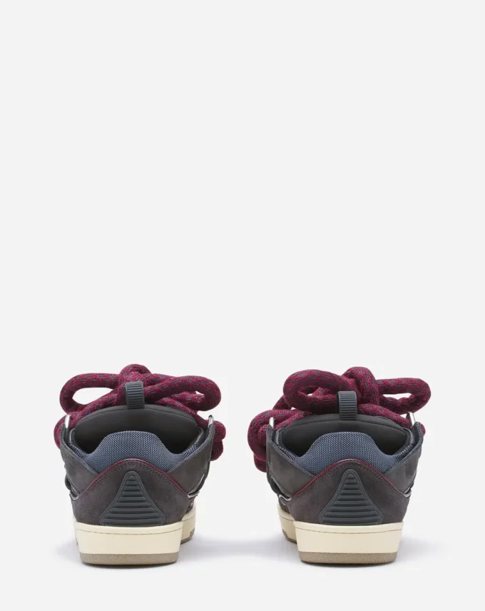 Sneakers Curb in pelle con lacci in serpente Sneakers Curb in pelle con lacci in serpente