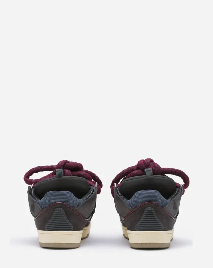 Sneakers Curb in pelle con lacci in serpente Sneakers Curb in pelle con lacci in serpente