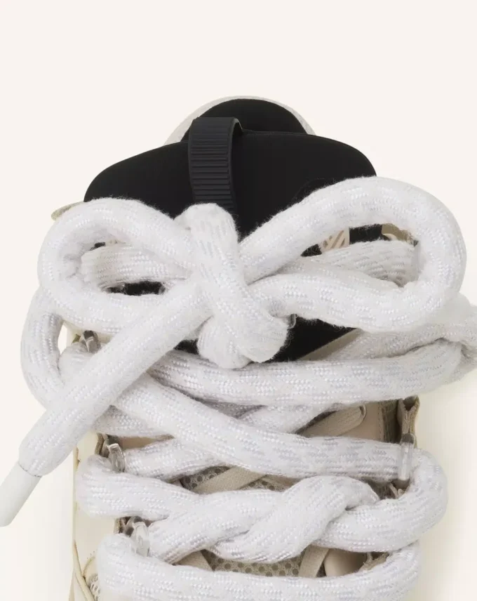Sneakers Curb in pelle con lacci in serpente Sneakers Curb in pelle con lacci in serpente