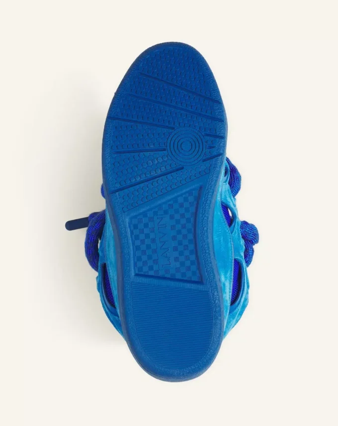 Sneakers Curb in pelle con lacci in serpente Sneakers Curb in pelle con lacci in serpente