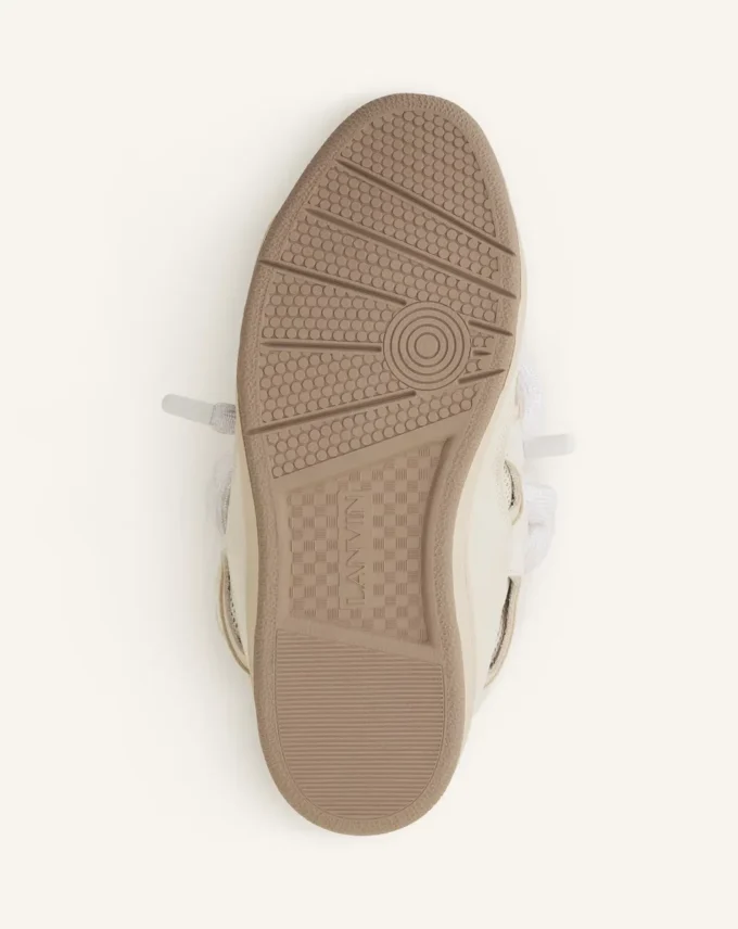 Sneakers Curb in pelle con lacci in serpente Sneakers Curb in pelle con lacci in serpente