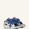 Sneakers Curb in pelle metallizzata con lacci in rete Sneakers Curb in pelle metallizzata con lacci in rete