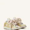 Sneakers Curb in pelle metallizzata con lacci in rete Sneakers Curb in pelle metallizzata con lacci in rete