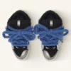 Sneakers Curb in pelle metallizzata con lacci in rete Sneakers Curb in pelle metallizzata con lacci in rete