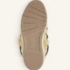 Sneakers Curb in pelle metallizzata con lacci in rete Sneakers Curb in pelle metallizzata con lacci in rete