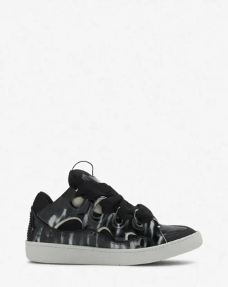 Sneakers in pelle Curb con brillantini