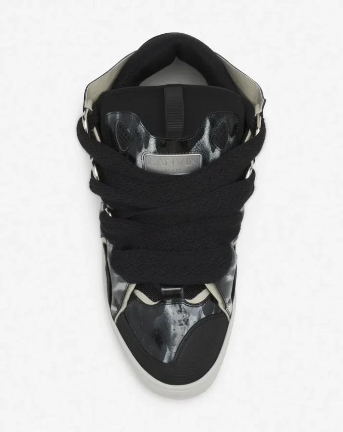 Sneakers in pelle Curb con brillantini Sneakers in pelle Curb con brillantini