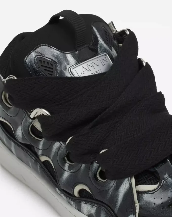 Sneakers in pelle Curb con brillantini Sneakers in pelle Curb con brillantini