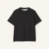 T-shirt in cotone con dettagli in seta T-shirt in cotone con dettagli in seta