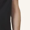 T-shirt in cotone con dettagli in seta T-shirt in cotone con dettagli in seta