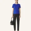 T-shirt in cotone con dettaglio a nastro T-shirt in cotone con dettaglio a nastro