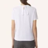 T-shirt in cotone con dettaglio a nastro T-shirt in cotone con dettaglio a nastro