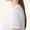 T-shirt in cotone con dettaglio a nastro T-shirt in cotone con dettaglio a nastro