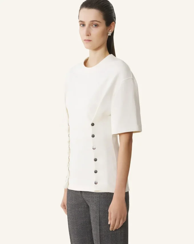 T-shirt in cotone felpato T-shirt in cotone felpato