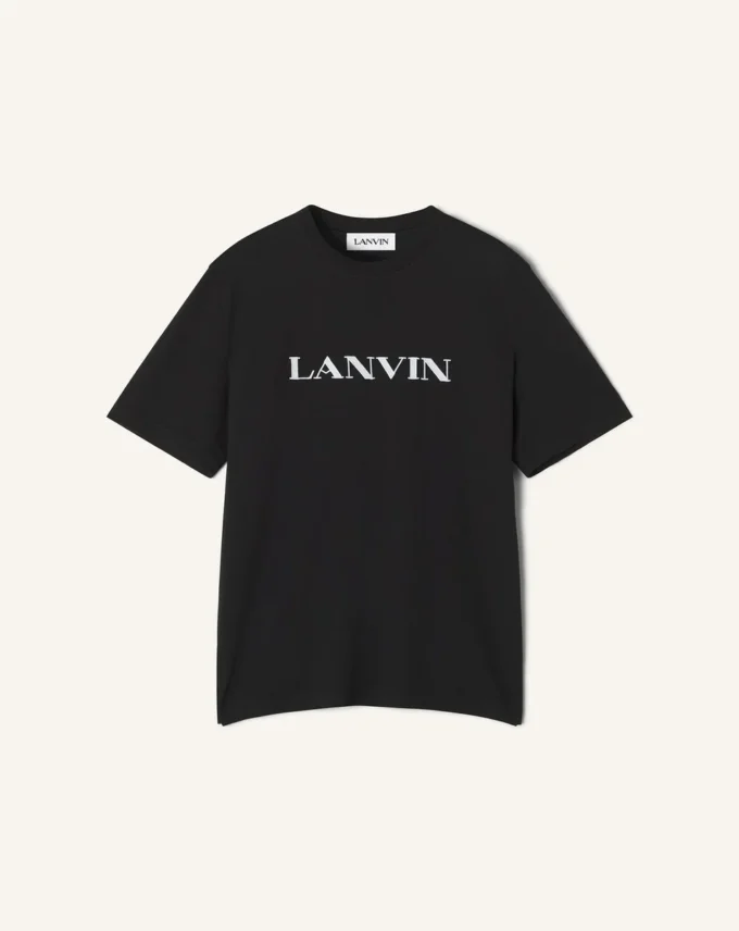 T-shirt in cotone ricamata Lanvin T-shirt in cotone ricamata Lanvin