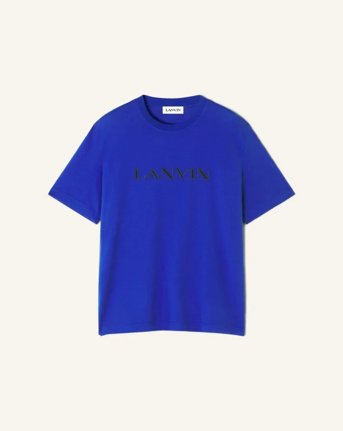 T-shirt in cotone ricamata Lanvin T-shirt in cotone ricamata Lanvin