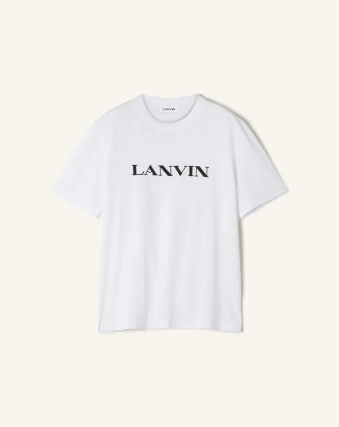 T-shirt in cotone ricamata Lanvin T-shirt in cotone ricamata Lanvin