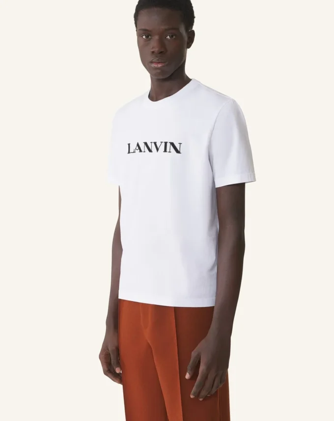 T-shirt in cotone ricamata Lanvin T-shirt in cotone ricamata Lanvin
