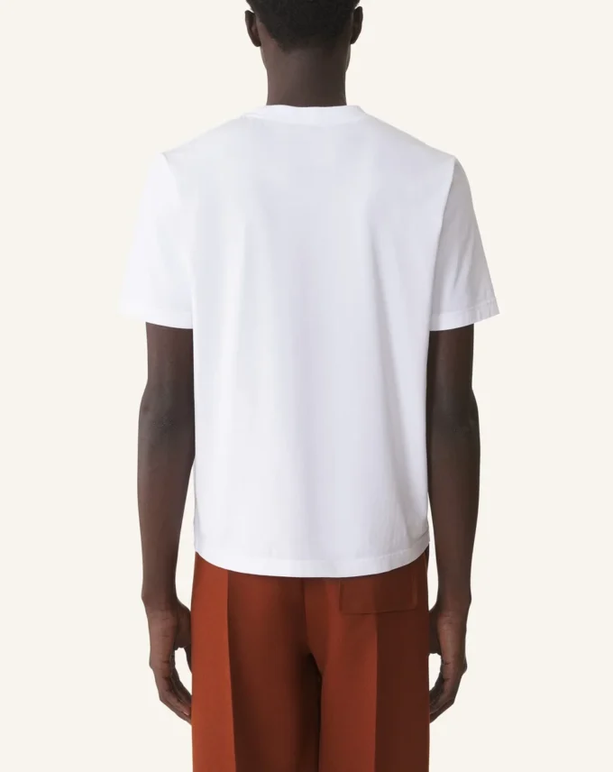 T-shirt in cotone ricamata Lanvin T-shirt in cotone ricamata Lanvin
