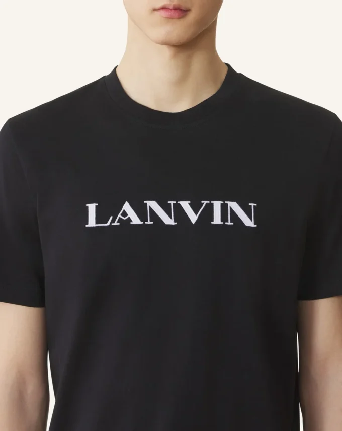 T-shirt in cotone ricamata Lanvin T-shirt in cotone ricamata Lanvin